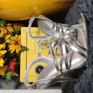 Call It Spring Silver Delyska Heels